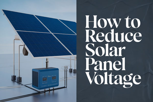 How to Reduce Solar Panel Voltage (Without Zapping Your System)