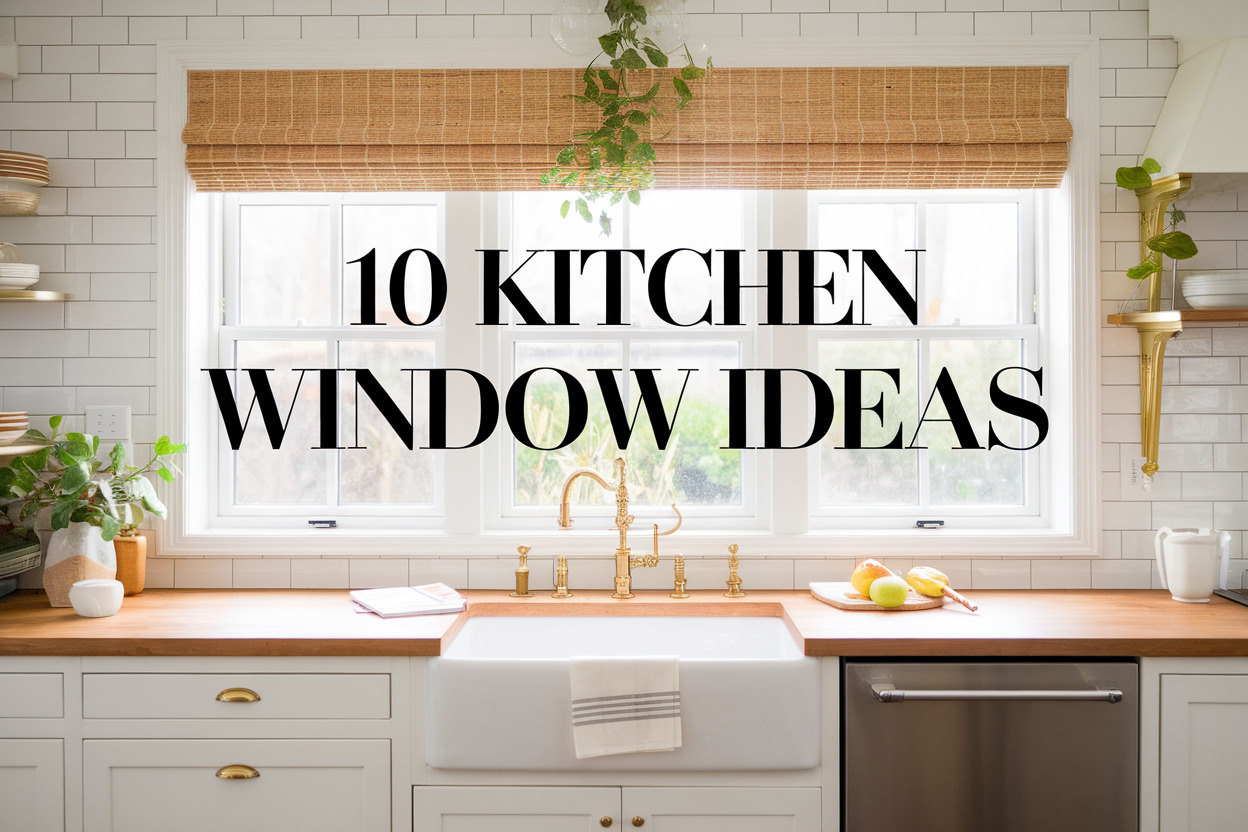 10 Kitchen Window Ideas to Bring in Light and Views - Appliance Realm