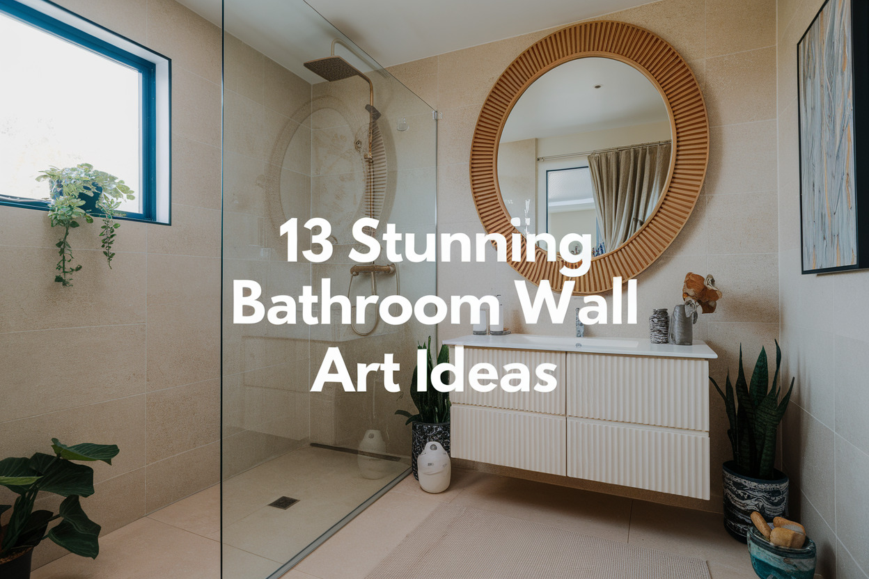 13 Stunning Bathroom Wall Art Ideas to Refresh Your Space - Appliance Realm