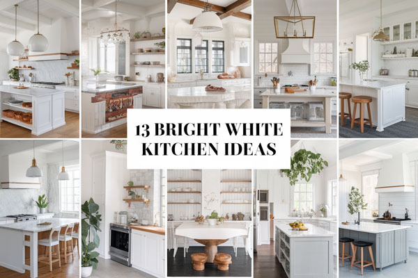 13 White Kitchen Ideas for Bright and Airy Interiors