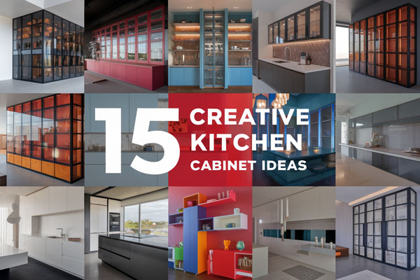 15 Creative Kitchen Cabinets Ideas for Stylish Storage