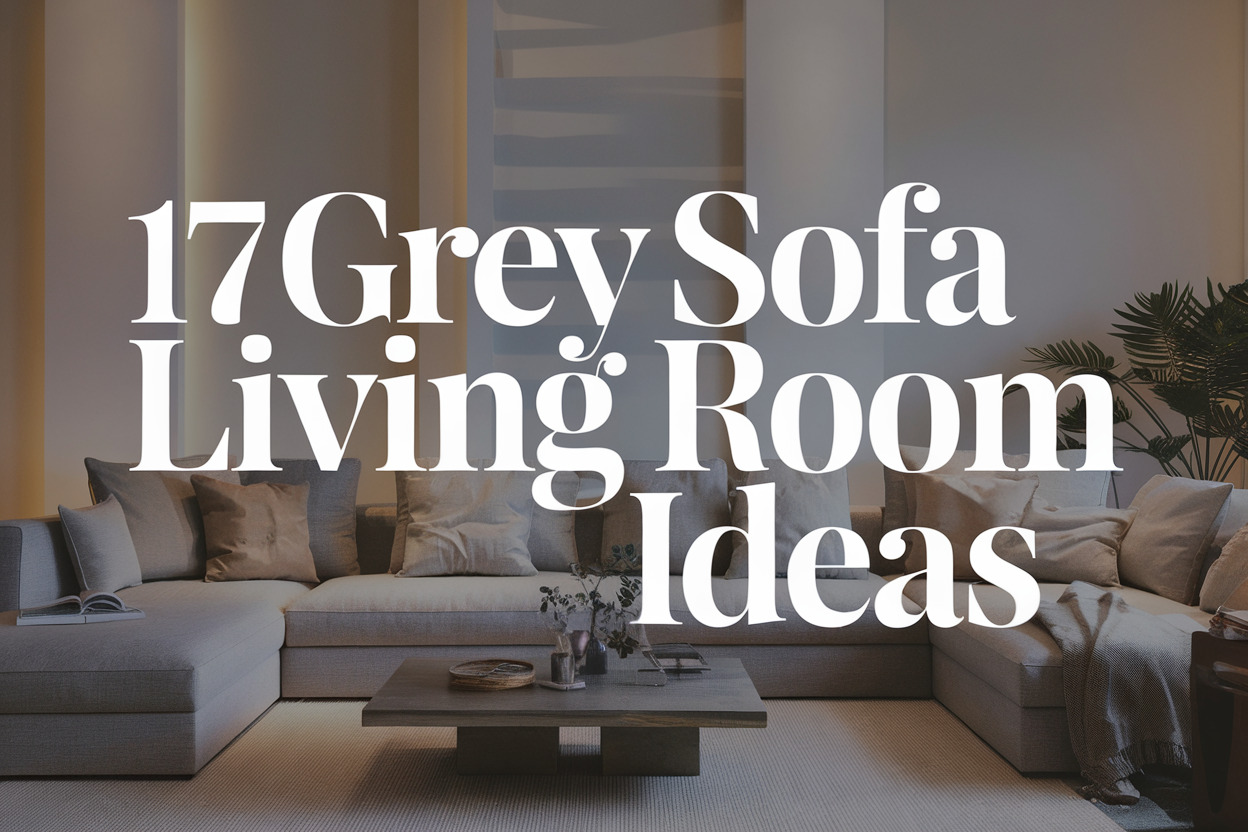 17 Elegant Grey Sofa Living Room Ideas for Stylish Homes - Appliance Realm