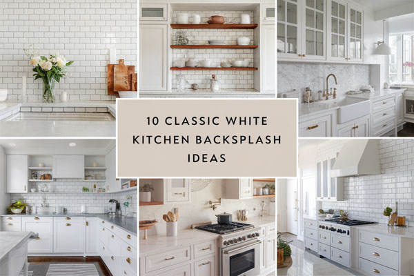 10 White Kitchen Backsplash Ideas for a Timeless Look
