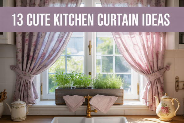 13 Kitchen Curtain Ideas for a Polished Finished Look
