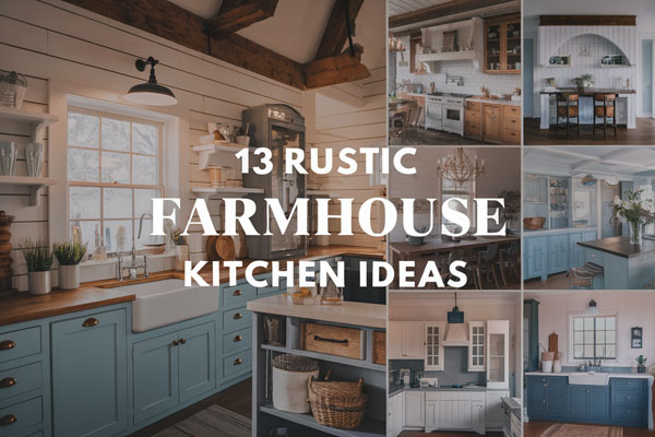 13 Farmhouse Kitchen Ideas for a Rustic Chic Makeover