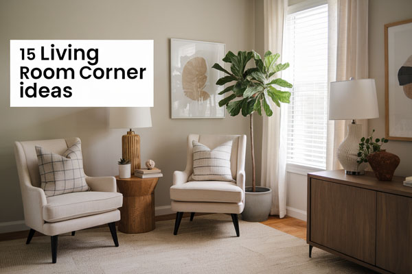 15 Living Room Corner Ideas to Maximize Your Space