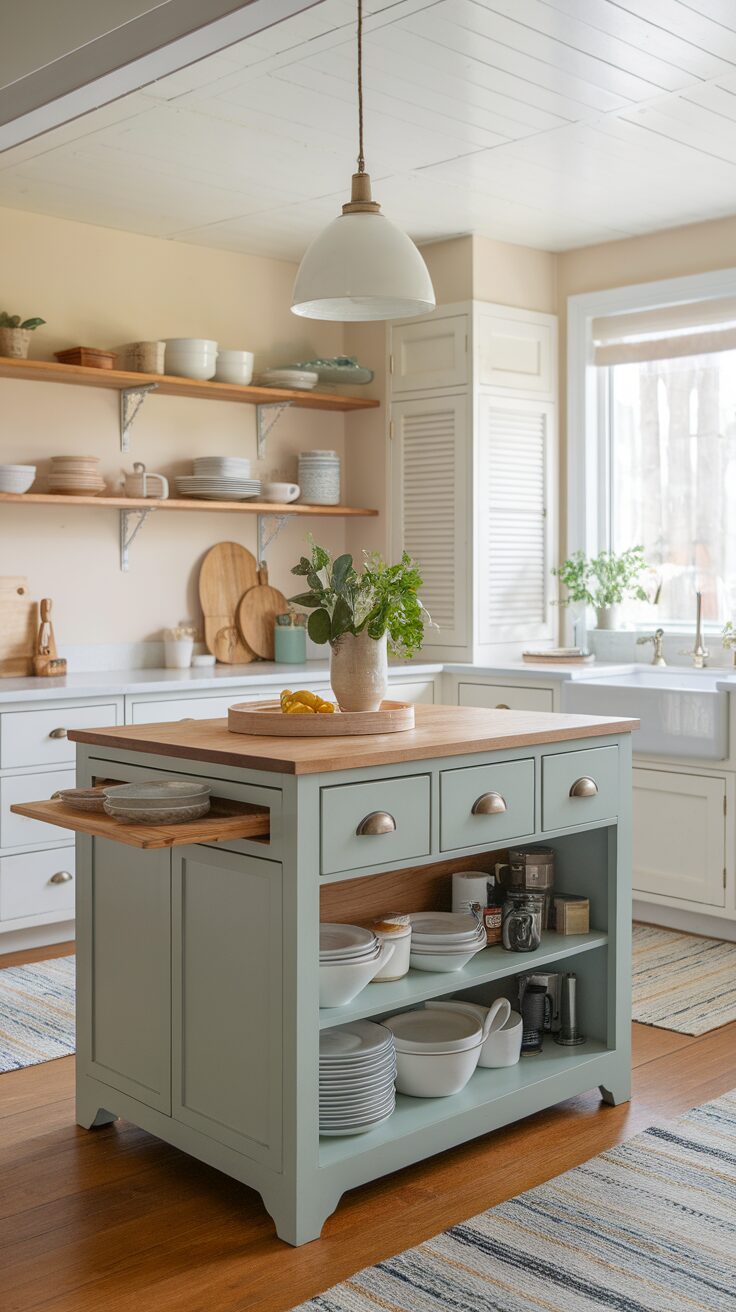 15 Small Kitchen Island Ideas to Save Space Efficiently - Appliance Realm