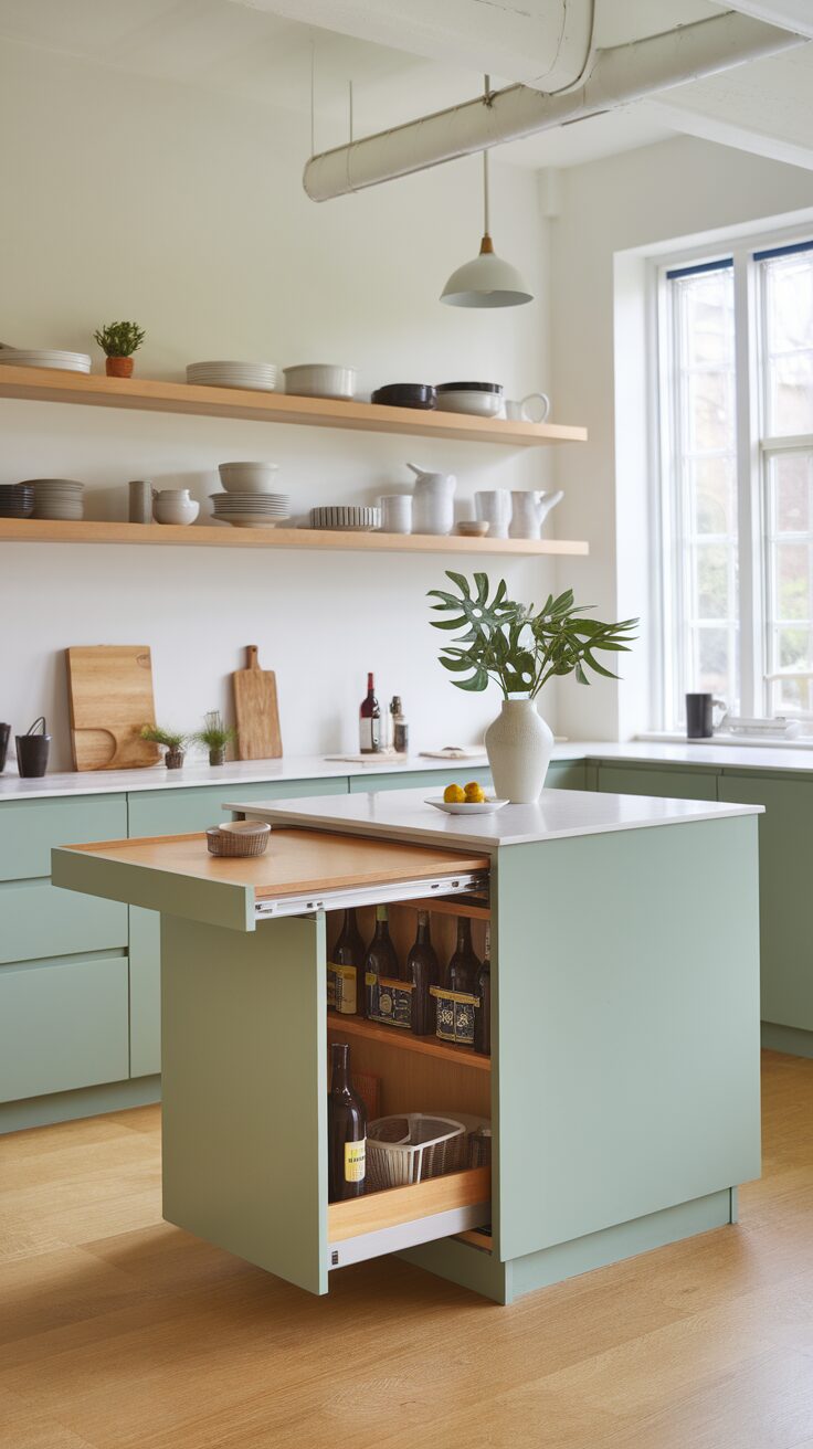 15 Small Kitchen Island Ideas to Save Space Efficiently - Appliance Realm