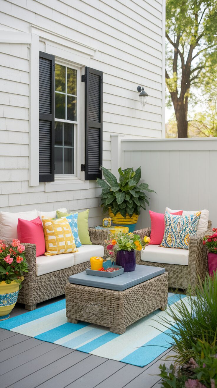15 Small Patio Decorating Ideas for Big Style Impact - Appliance Realm
