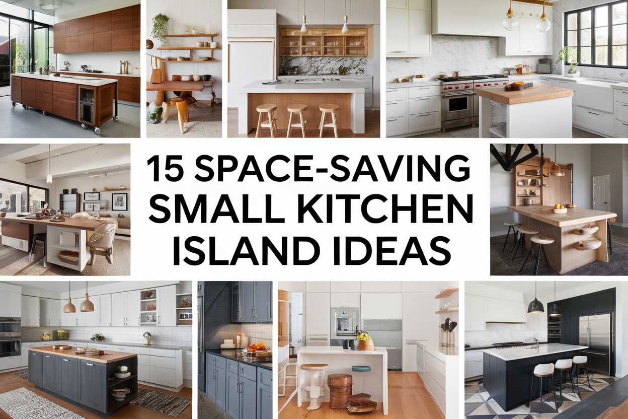 15 Small Kitchen Island Ideas to Save Space Efficiently - Appliance Realm