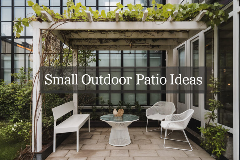 15 Small Outdoor Patio Ideas to Maximize Limited Space - Appliance Realm