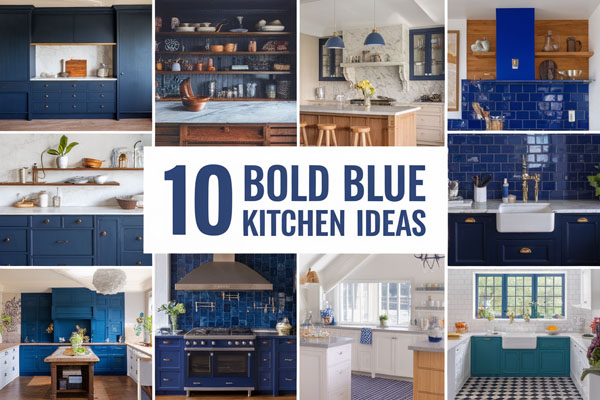 10 Blue Kitchen Ideas for Bold Bright Cooking Spaces