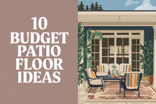 10 Budget Patio Floor Ideas That Look Expensive