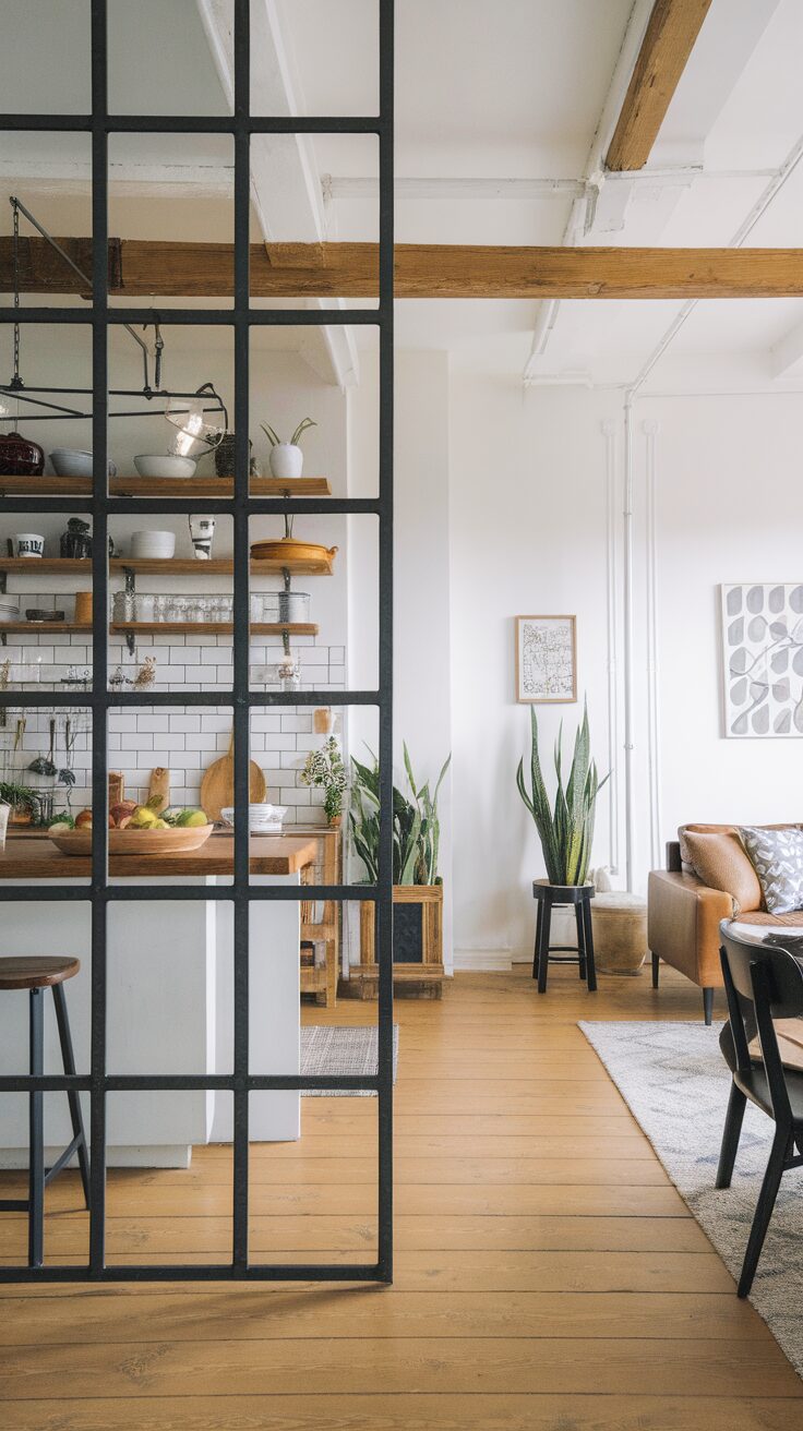 13 Open Kitchen Partition Ideas for Dividing with Style - Appliance Realm