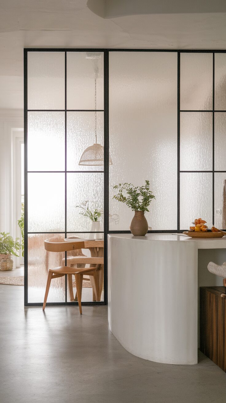 13 Open Kitchen Partition Ideas for Dividing with Style - Appliance Realm