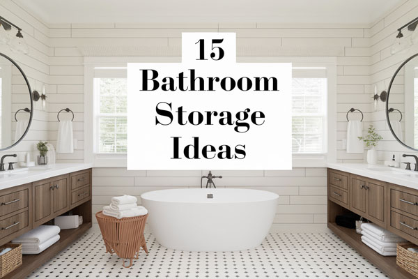 15 Bathroom Storage Ideas to Maximize Every Inch