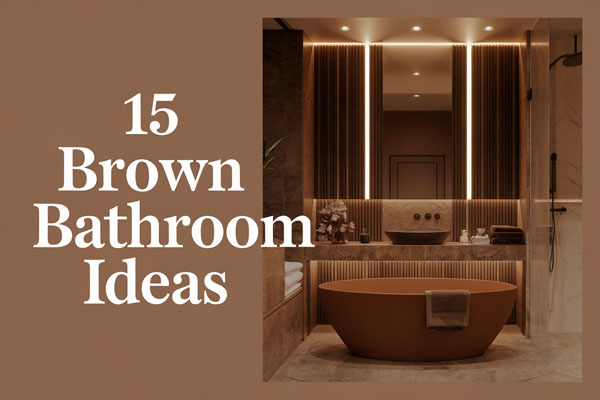 15 Brown Bathroom Ideas for Warm, Stylish Spaces
