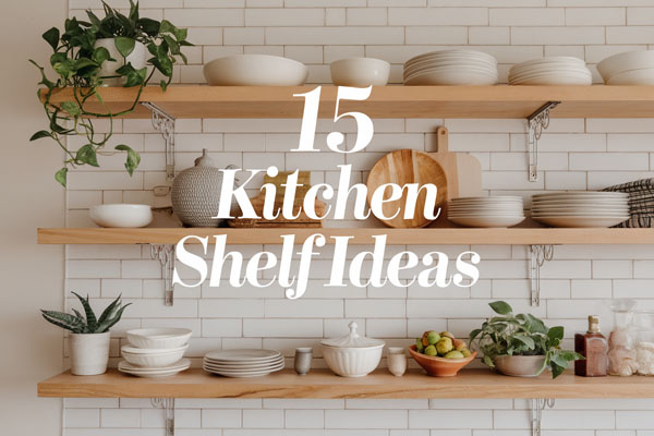 15 Kitchen Shelf Ideas to Maximize Small Kitchens
