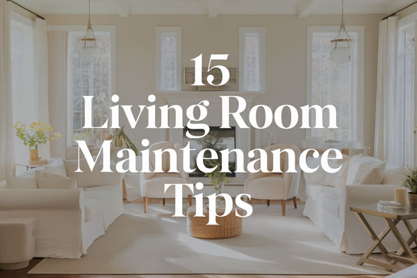 15 Living Room Maintenance Tips to Keep It Fresh