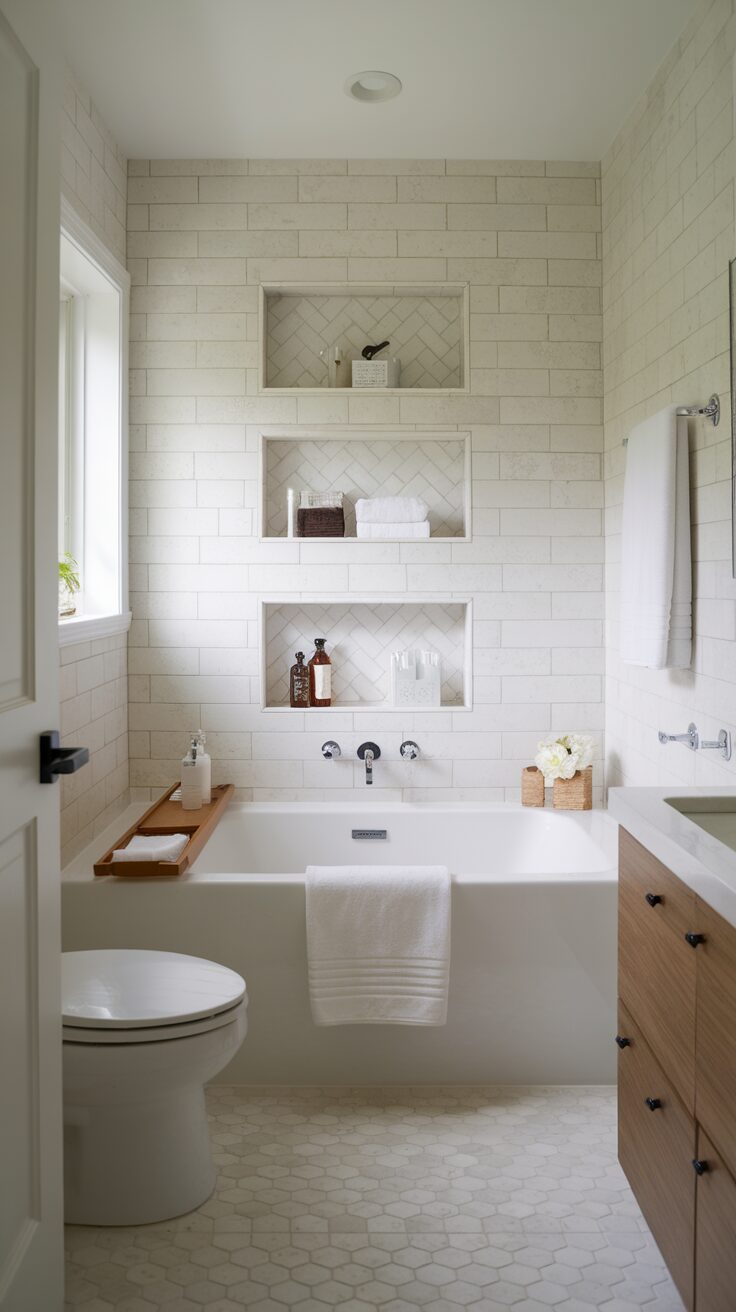 15 Small Bathroom Ideas With Tub That Save Space - Appliance Realm