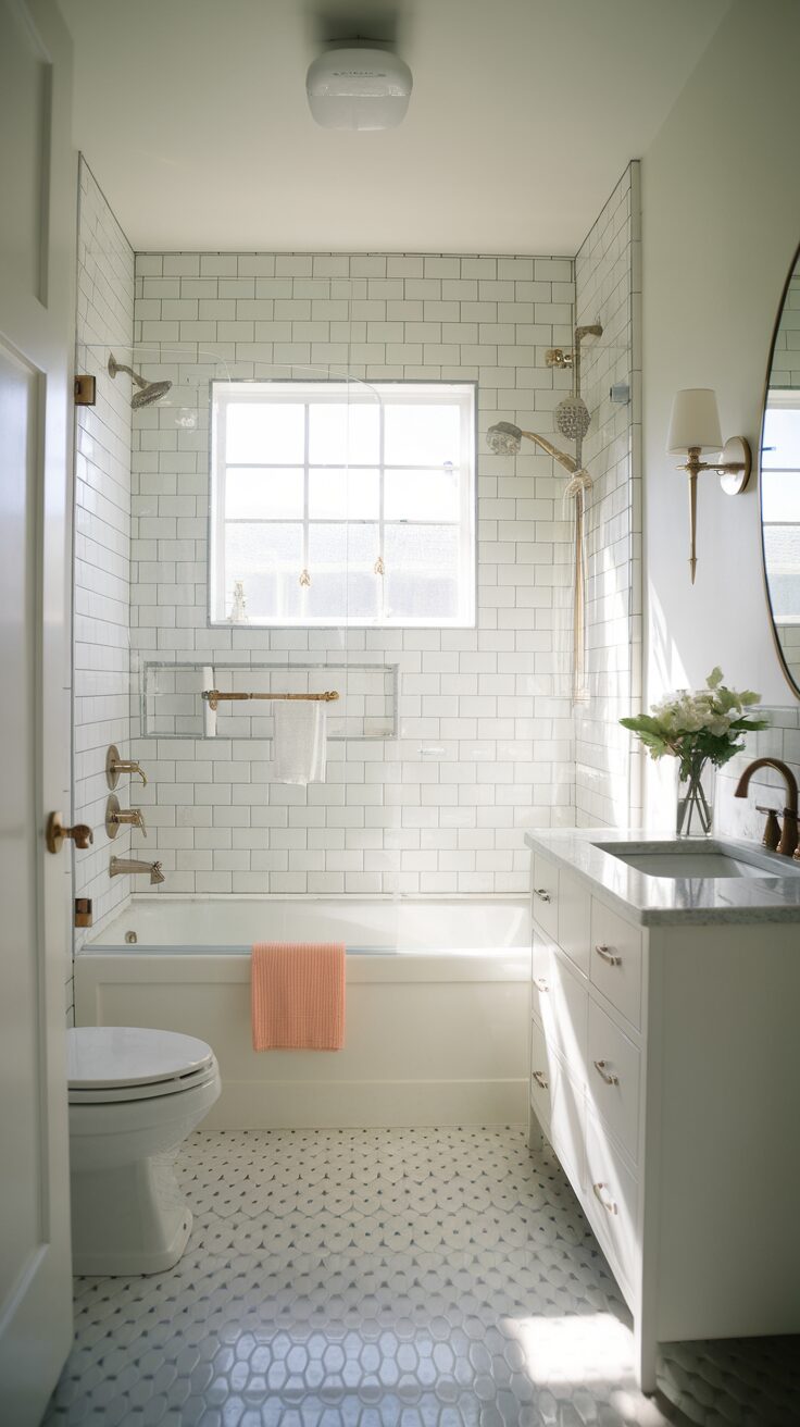 15 Small Bathroom Ideas With Tub That Save Space - Appliance Realm