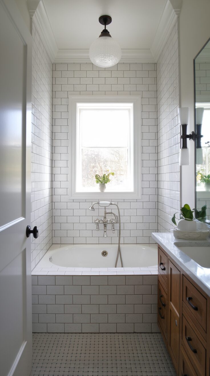15 Small Bathroom Ideas With Tub That Save Space - Appliance Realm