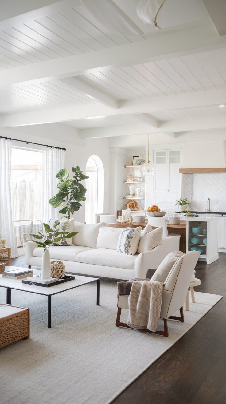 17 Open Concept Living Room Ideas to Brighten Your Space - Appliance Realm