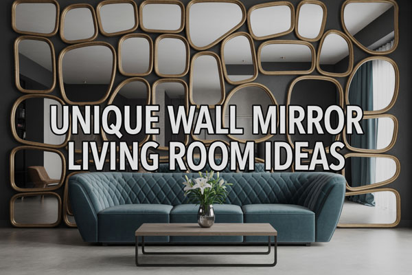 17 Unique Wall Mirror Ideas to Brighten Living Rooms