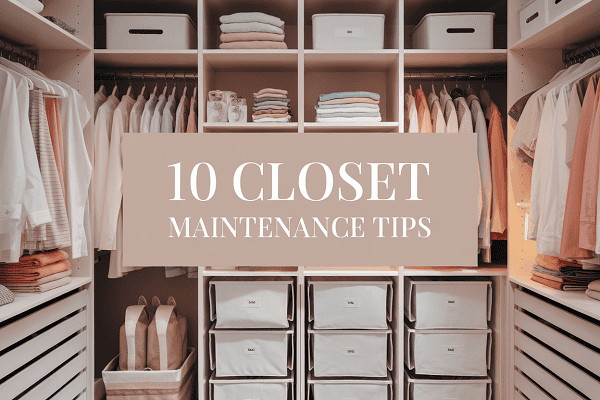 Efficient closet maintenance tips to optimize space and improve organization in your wardrobe.