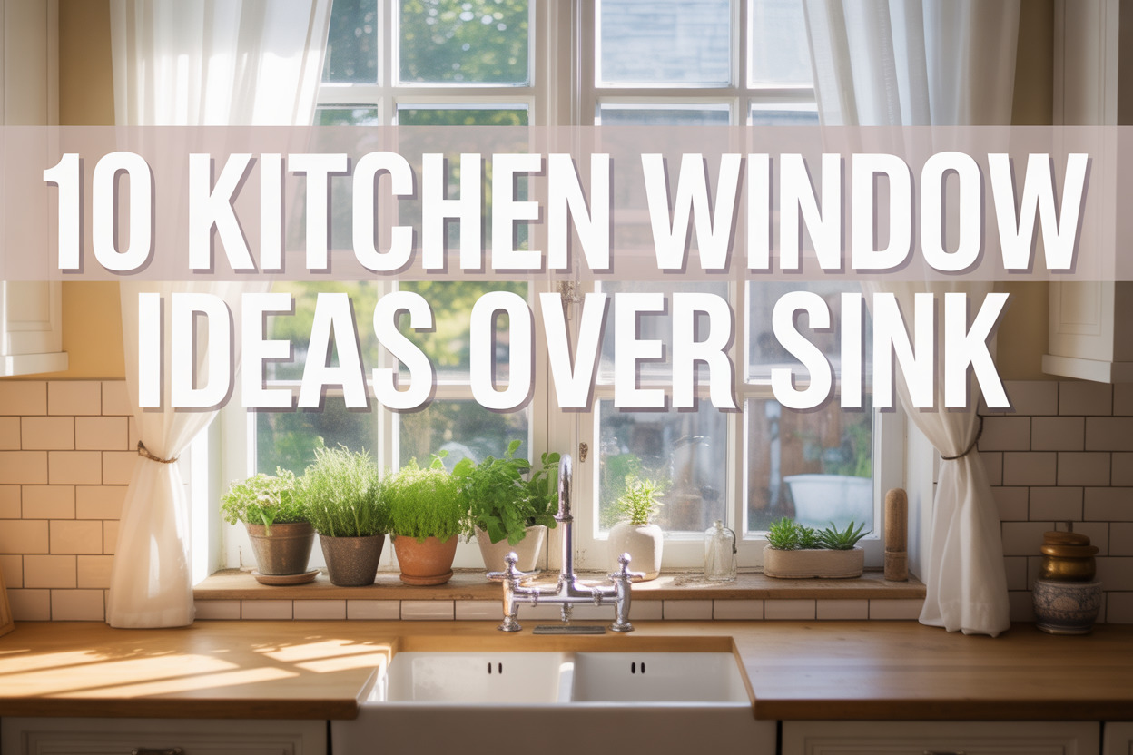 10 Kitchen Window Ideas Over Sink That Shine - Appliance Realm