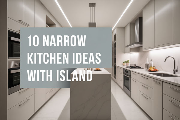 10 Narrow Kitchen Ideas With Island Layouts