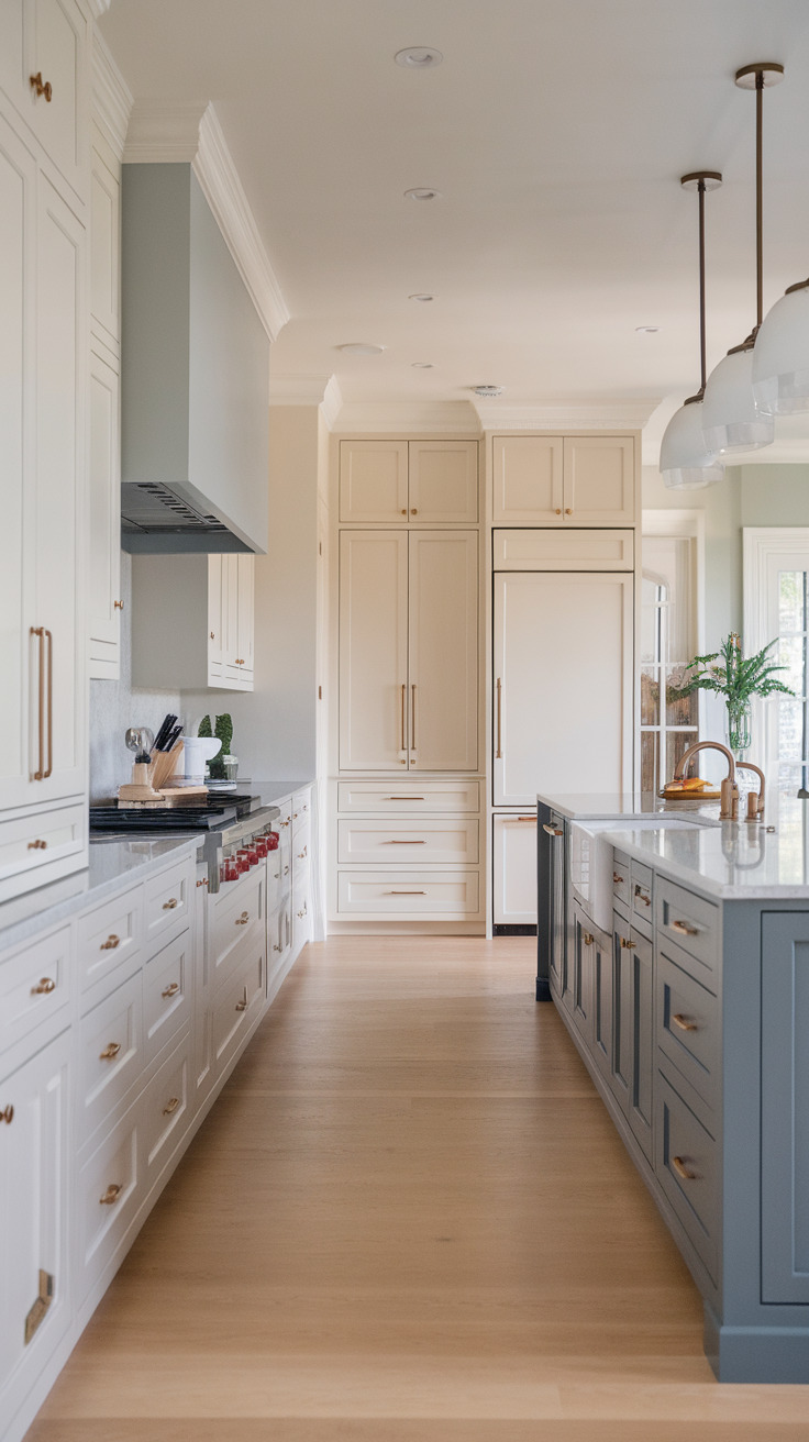 10 Narrow Kitchen Ideas With Island Layouts - Appliance Realm