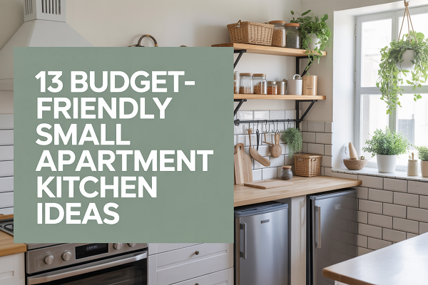 13 Budget-Friendly Kitchen Ideas for Small Apartment Spaces