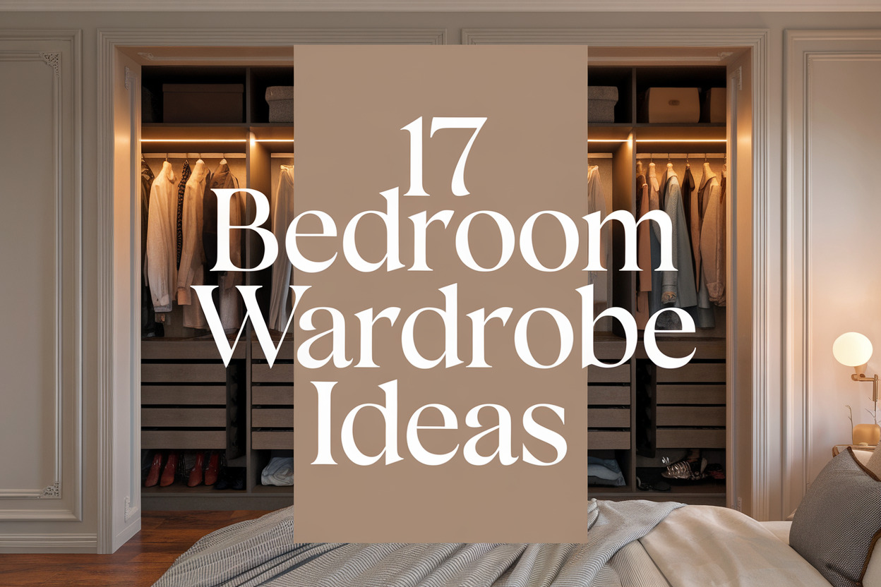 17 Bedroom Wardrobe Ideas to Maximize Storage Space - Appliance Realm