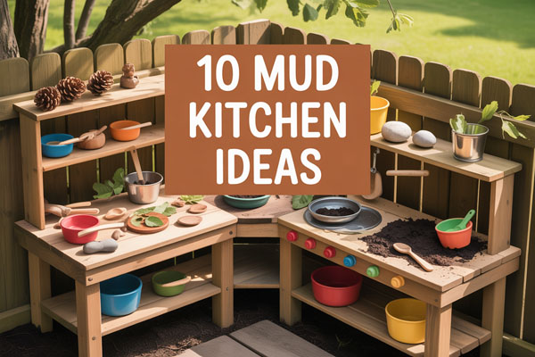 10 Mud Kitchen Ideas for Fun Outdoor Play