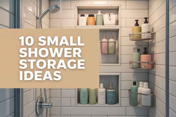 10 Small Shower Storage Ideas to Save Space