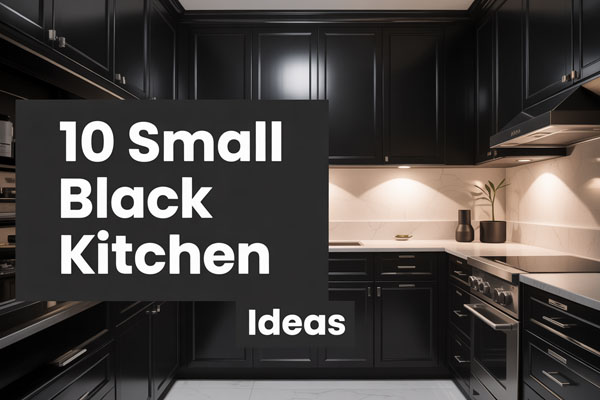 10 Small Black Kitchen Ideas for Modern Homes