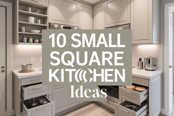 10 Small Square Kitchen Ideas for Smart Layouts