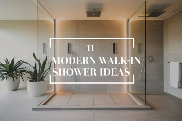 11 Modern Walk-In Shower Ideas for Stylish Bathrooms