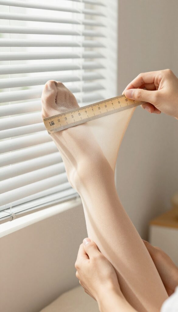 Hand dusting mini blinds with a ruler covered in pantyhose, static electricity lifting dust